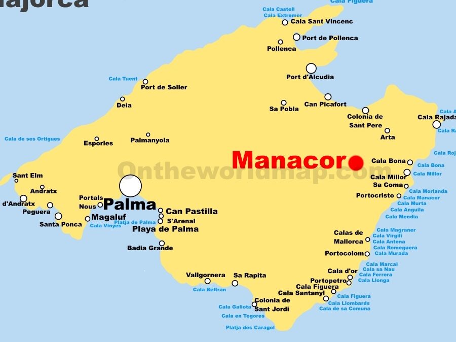 mapa de manacor